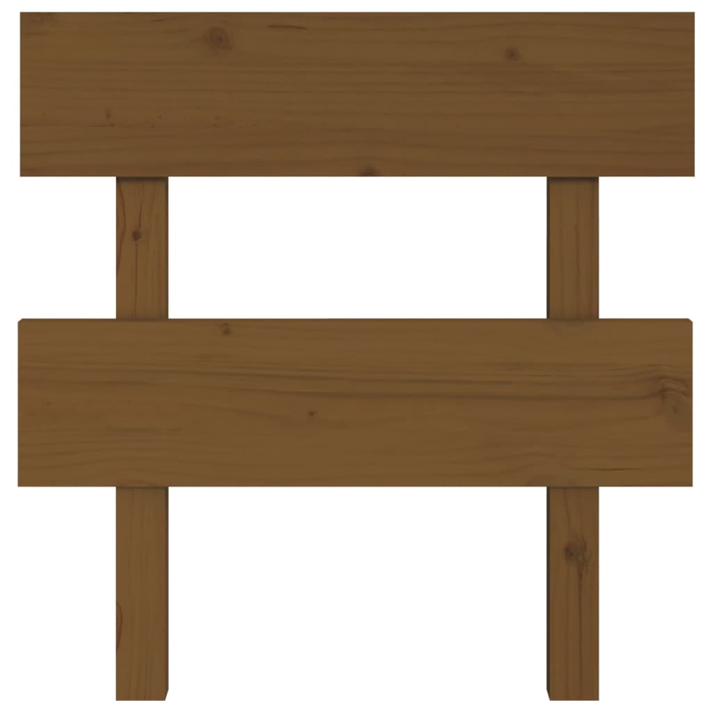 vidaXL Bed Headboard Honey Brown 93.5x3x81 cm Solid Wood Pine