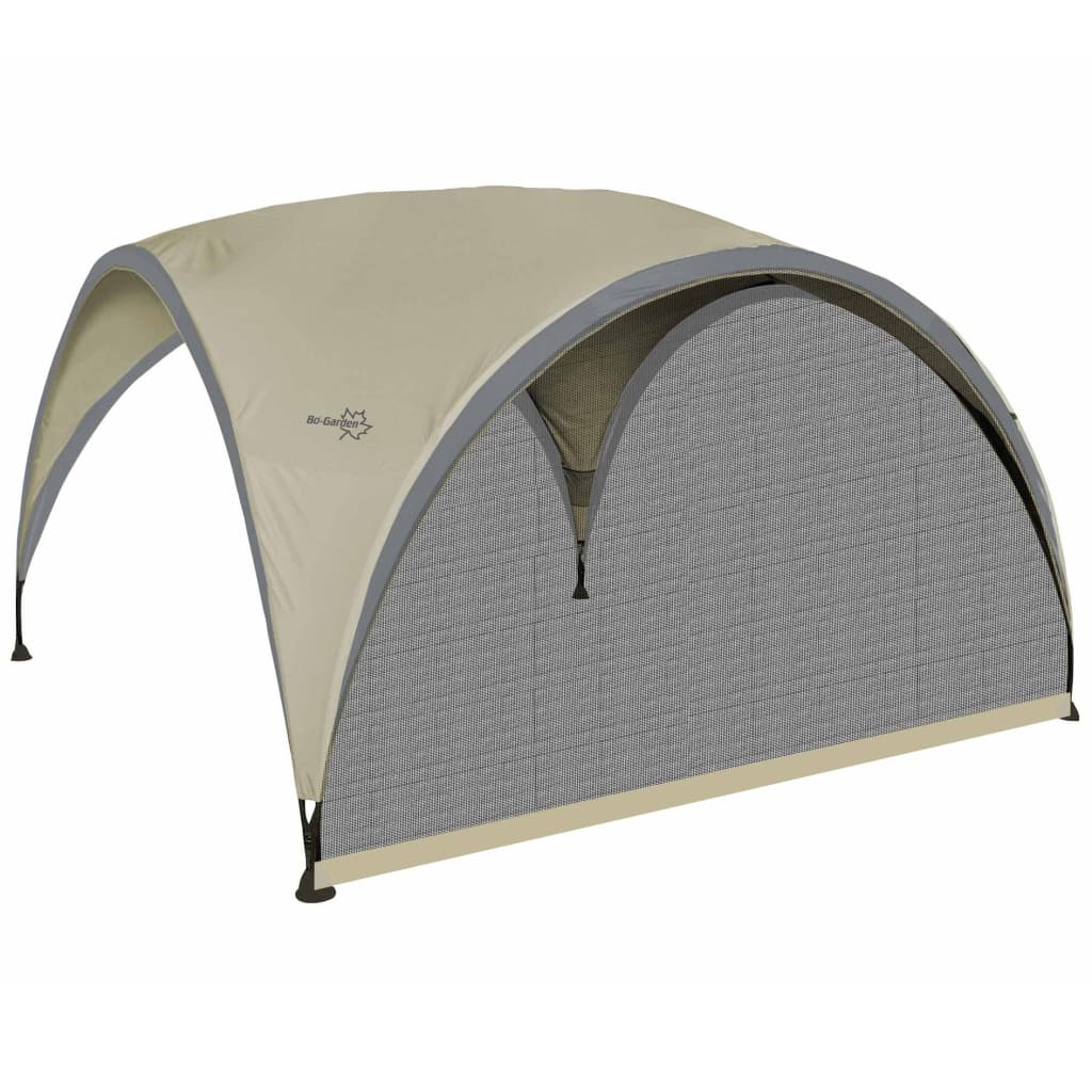 Bo-Camp Side Wall for Party Shelter with Mosquito Net S Beige