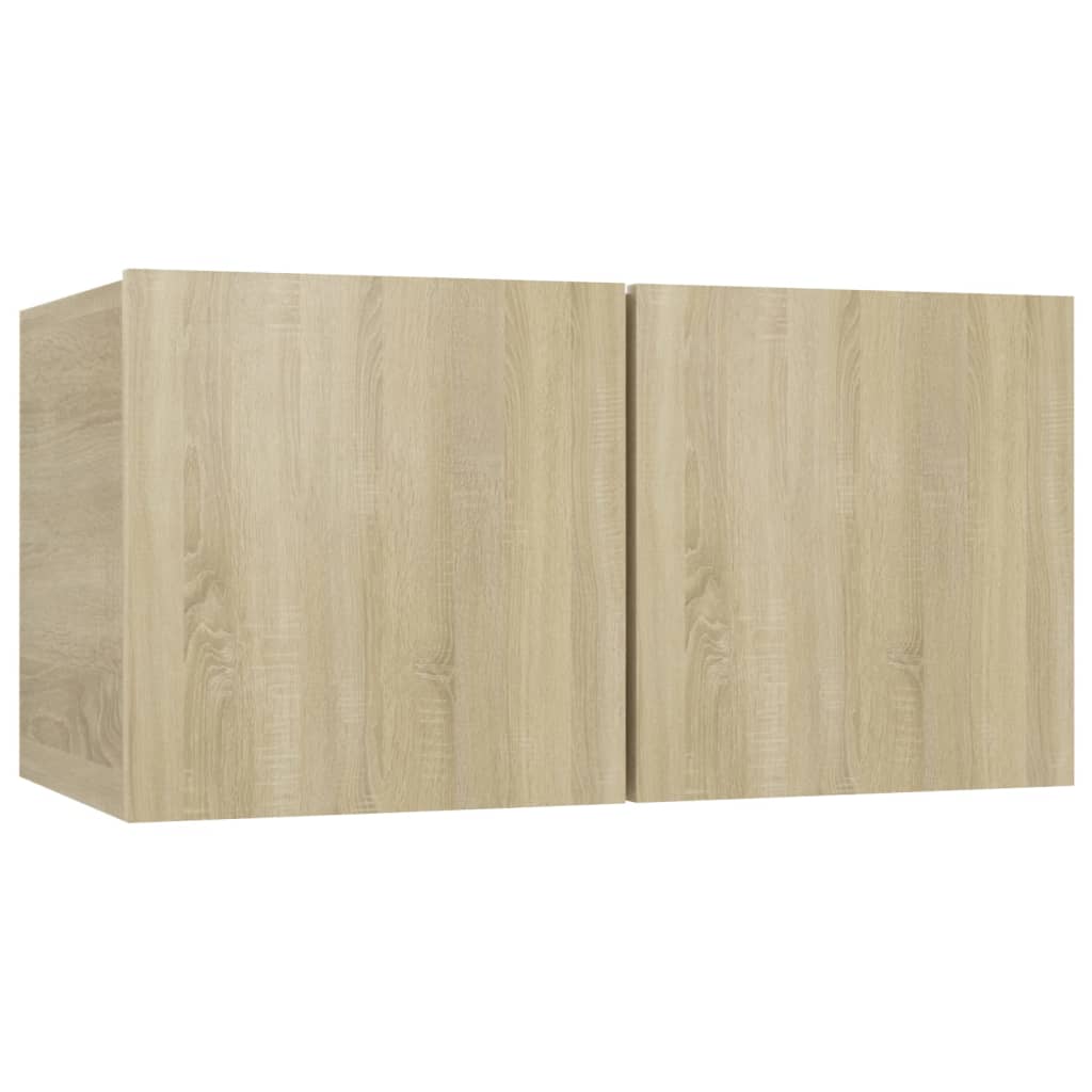 vidaXL TV Cabinets 8 pcs Sonoma Oak Engineered Wood