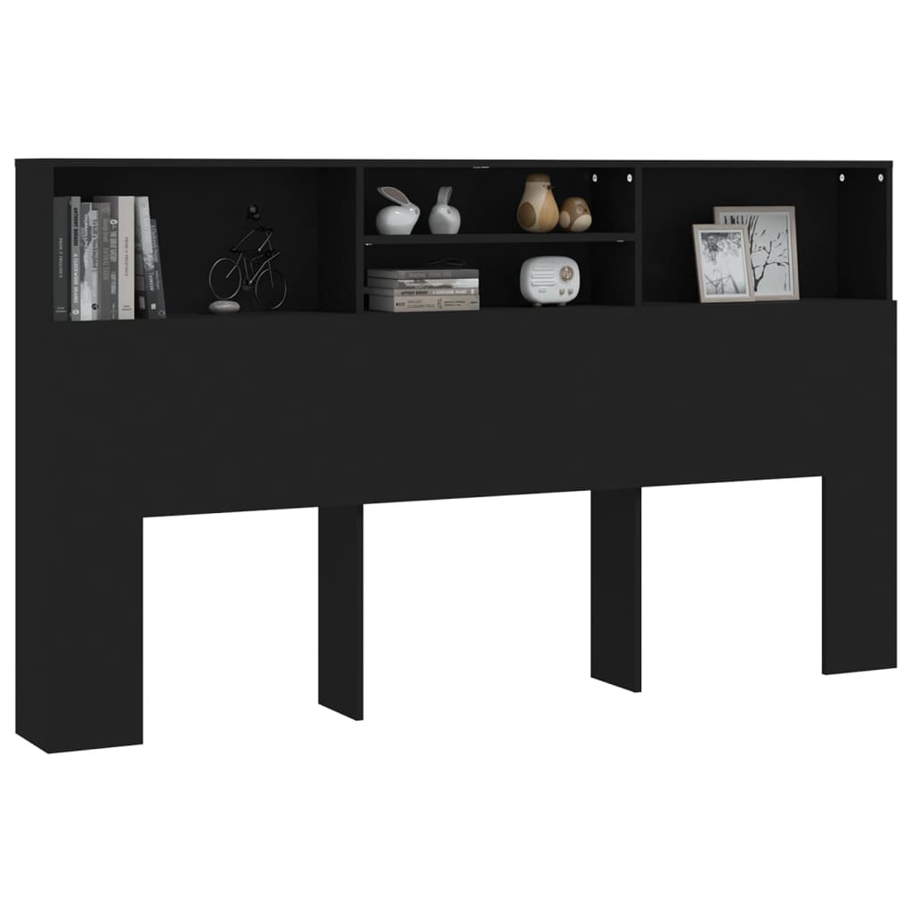 Black bookcase outlet headboard