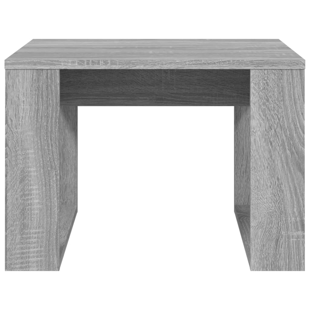 vidaXL Side Table Grey Sonoma 50x50x35 cm Engineered Wood