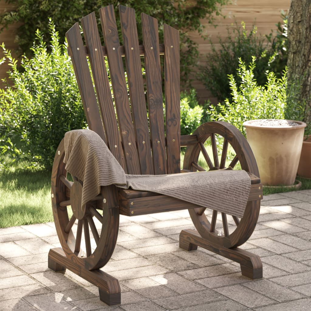 vidaXL Garden Adirondack Chairs 2 pcs Solid Wood Fir