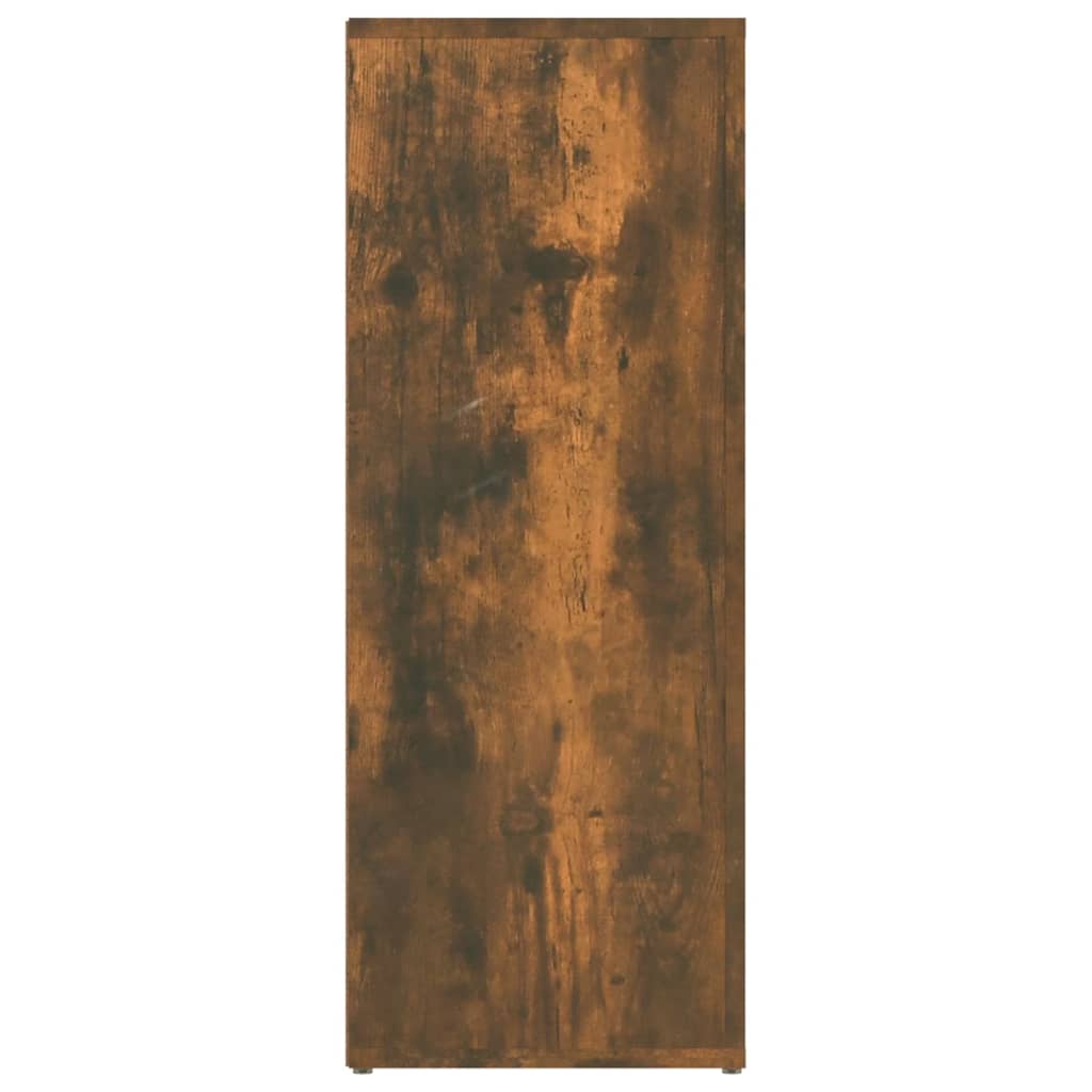 vidaXL Sideboard Smoked Oak 80x30x80 cm Engineered Wood