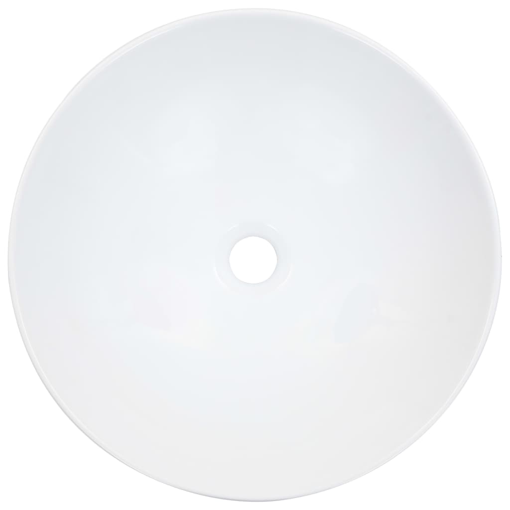 vidaXL Wash Basin 41x12.5 cm Ceramic White