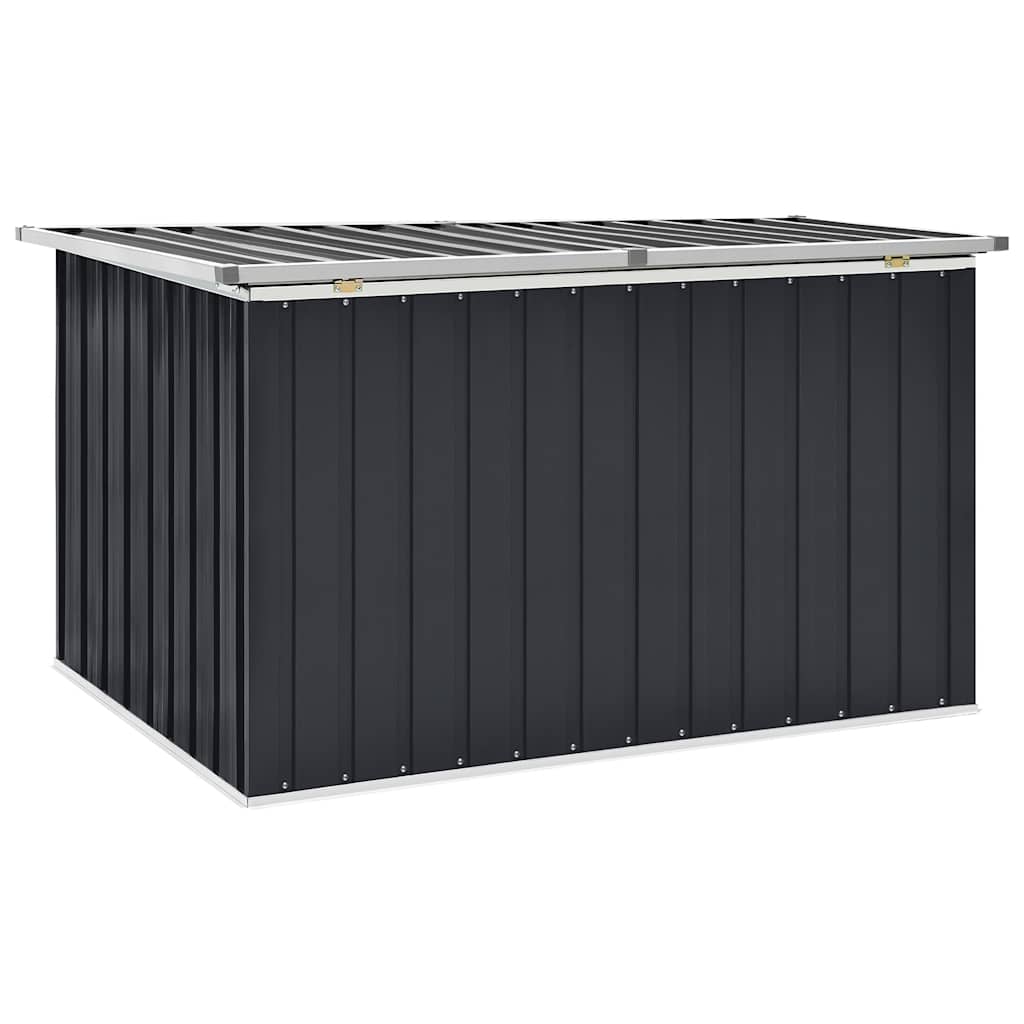 vidaXL Garden Storage Box Anthracite 149x99x93 cm vidaXL.co.uk