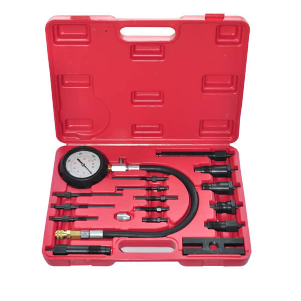 vidaXL 17 Piece Diesel Engine Compression Tester Kit