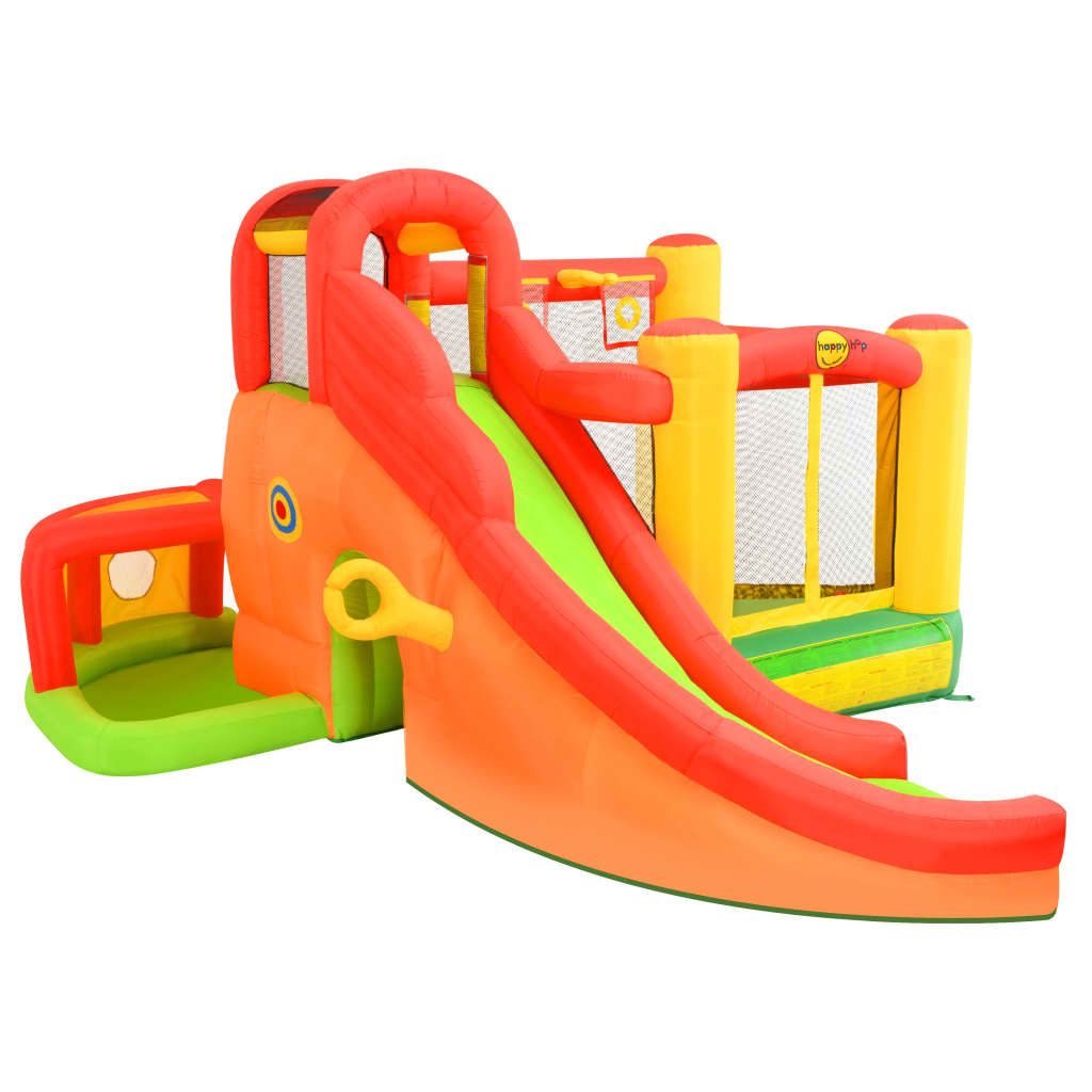Happy Hop Inflatable Bouncer with Slide 450x380x230 cm PVC