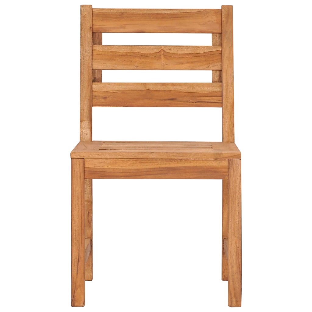 vidaXL Garden Chairs 4 pcs Solid Wood Teak