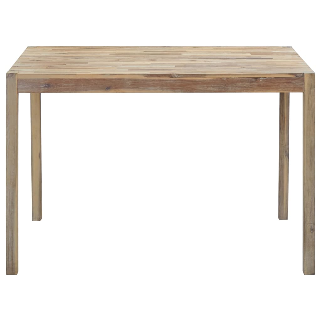 vidaXL Dining Table 120x70x75 cm Solid Acacia Wood