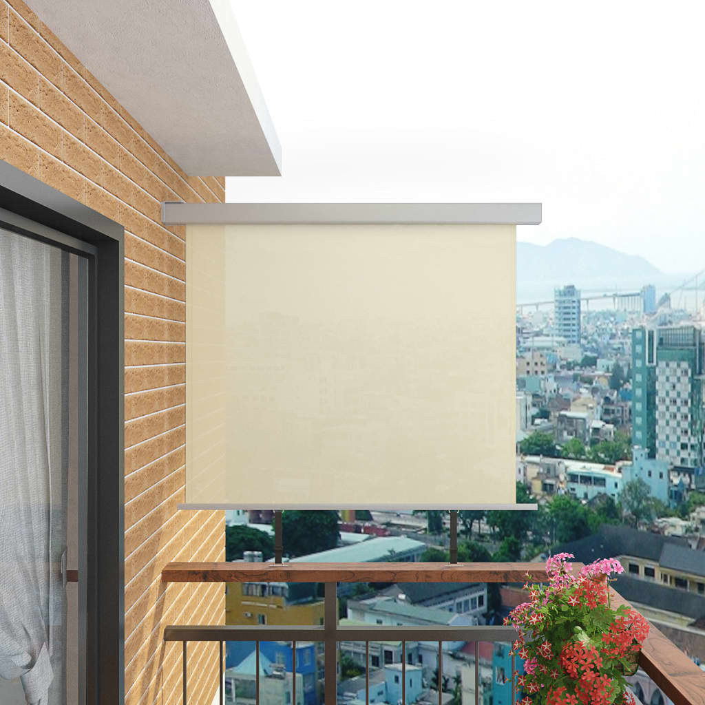 vidaXL Balcony Side Awning Multi-functional 150x200 cm Cream