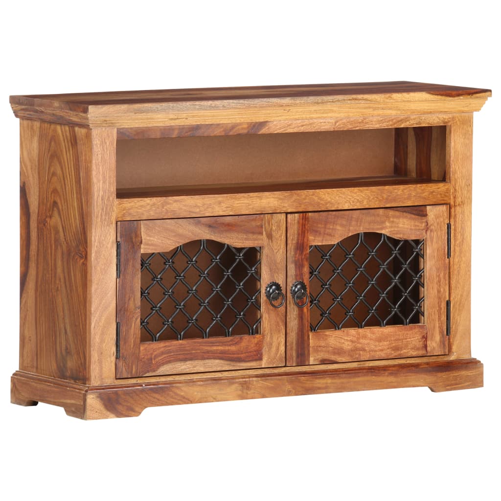 vidaXL TV Cabinet 90x30x60 cm Solid Sheesham Wood