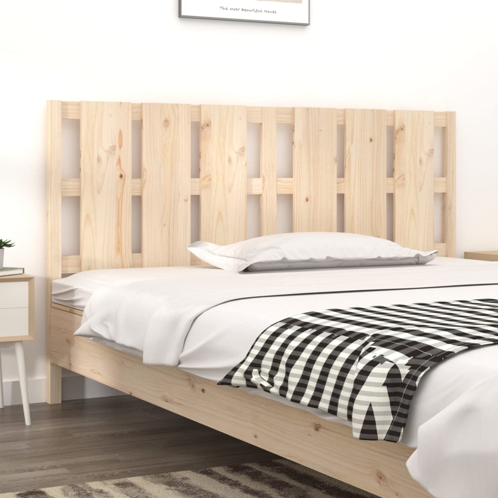 vidaXL Bed Headboard 165.5x4x100 cm Solid Wood Pine