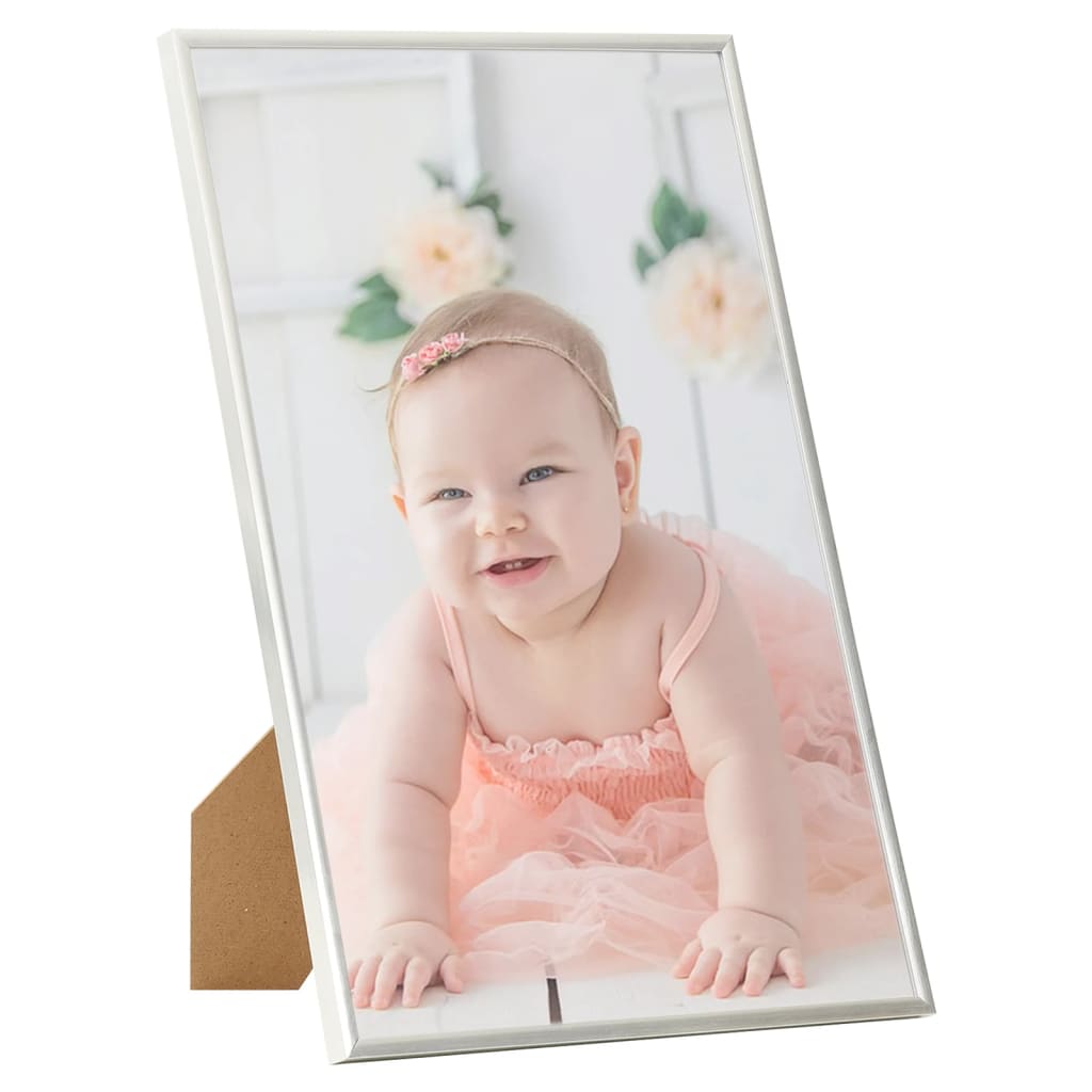 vidaXL Photo Frames Collage 3 pcs for Wall/Table Silver 29.7x42 cm MDF