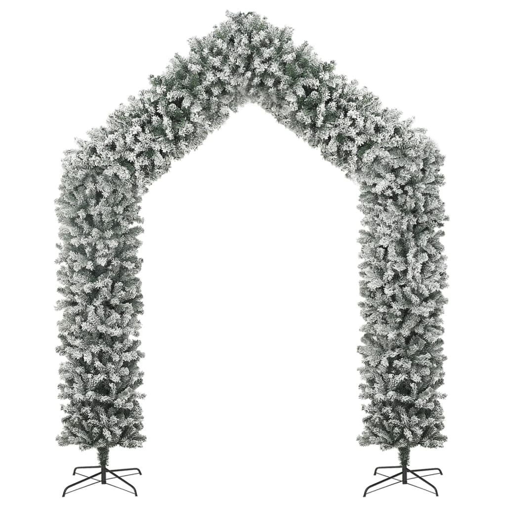 vidaXL Christmas Tree Arch with Flocked Snow 270 cm vidaXL.co.uk