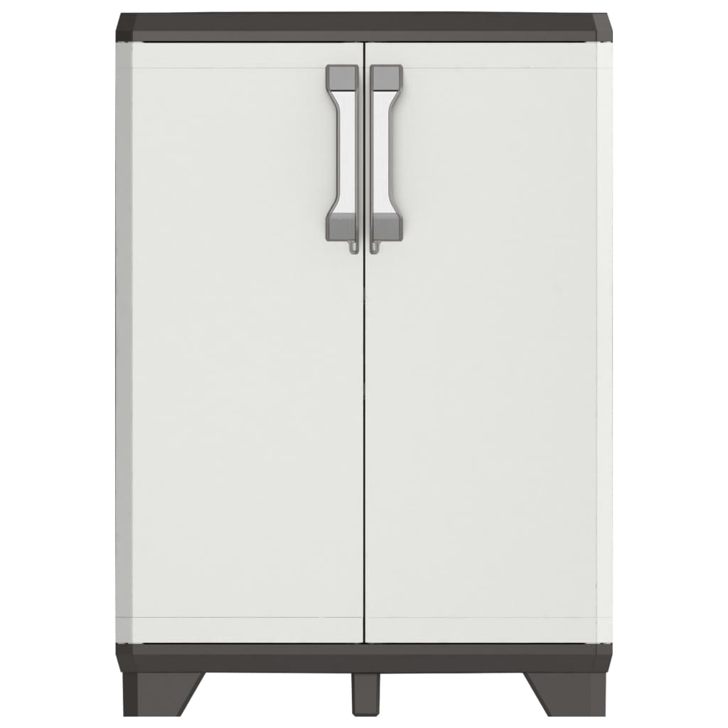 Keter Low Storage Cabinet Gear Black and Grey 97 cm
