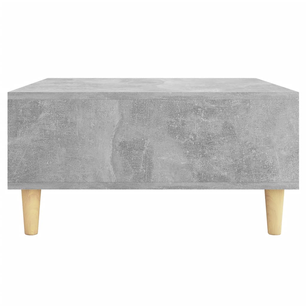 vidaXL Coffee Table Concrete Grey 60x60x30 cm Engineered Wood