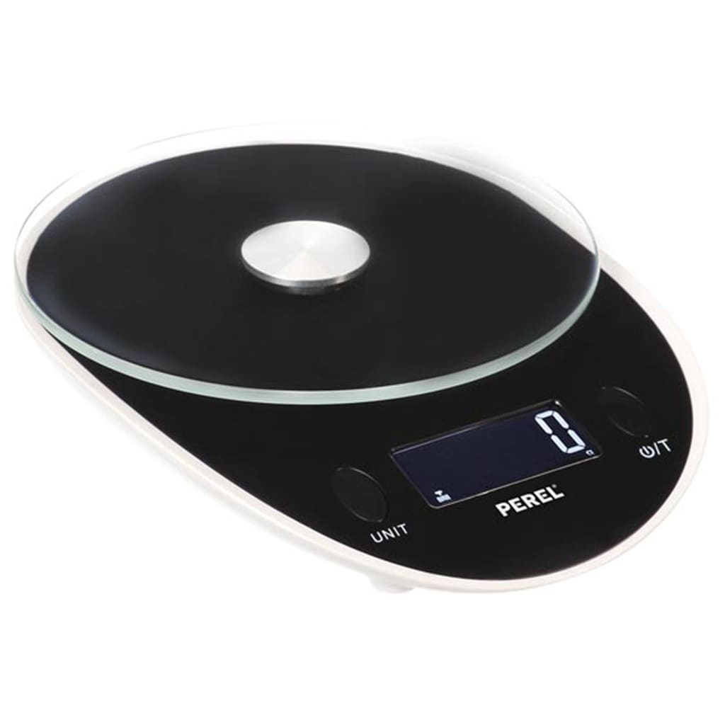 Perel Digital Kitchen Scale 5 kg Black vidaXL.co.uk