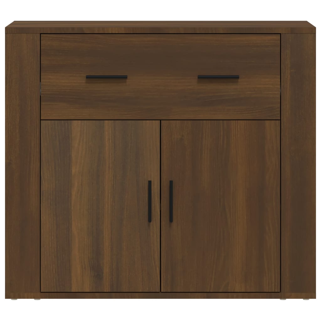 vidaXL Sideboard Brown Oak 80x33x70 cm Engineered Wood