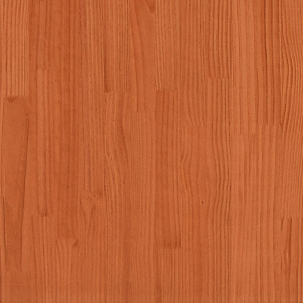 vidaXL Garden Planter Wax Brown 150x31x31 cm Solid Wood Pine