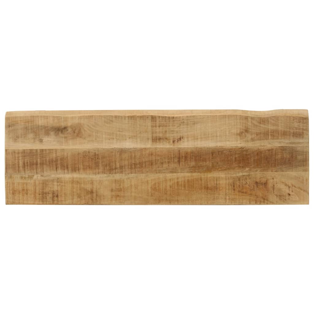vidaXL Bench with Live Edge 105 cm Solid Wood Mango