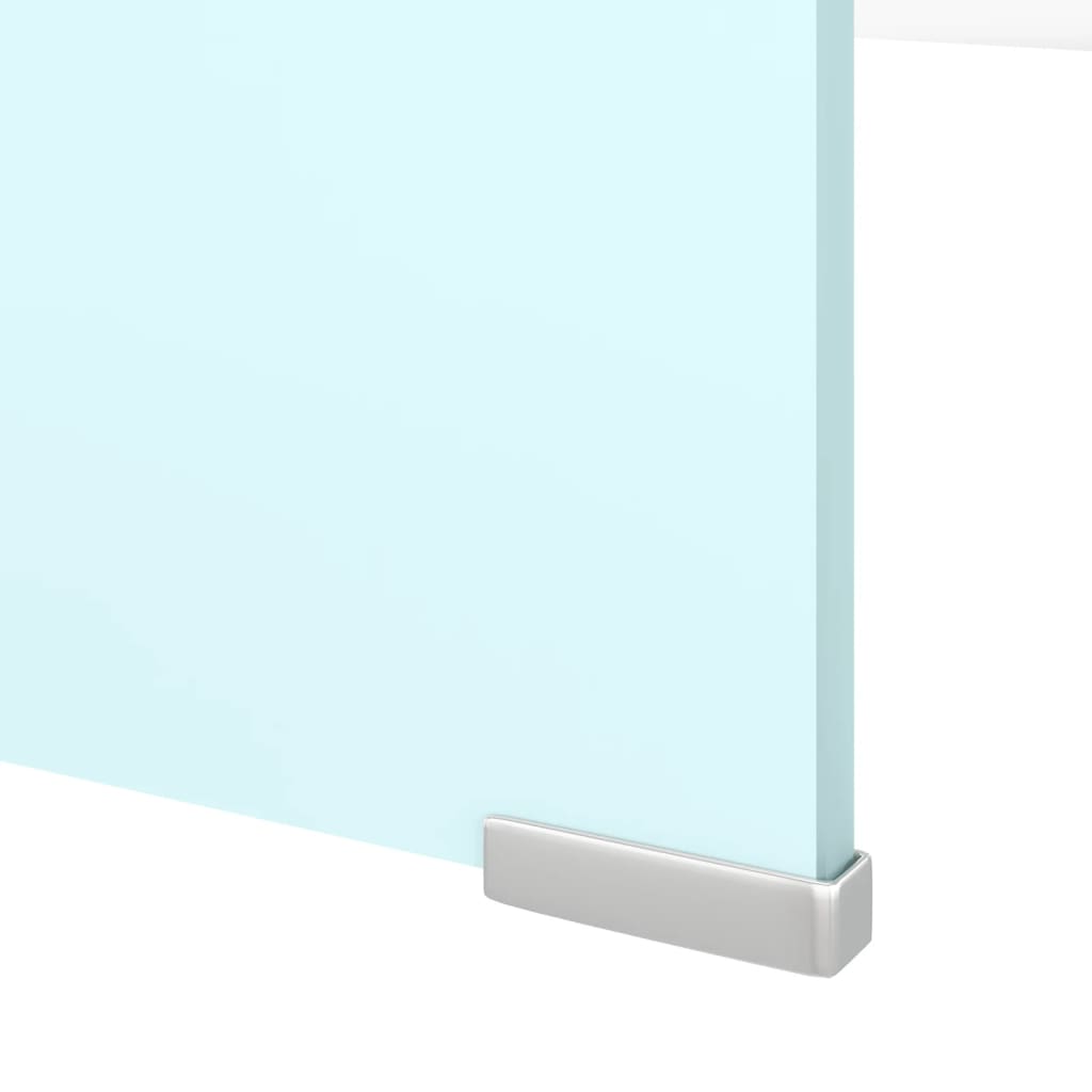 vidaXL TV Stand/Monitor Riser Glass Green 120x30x13 cm