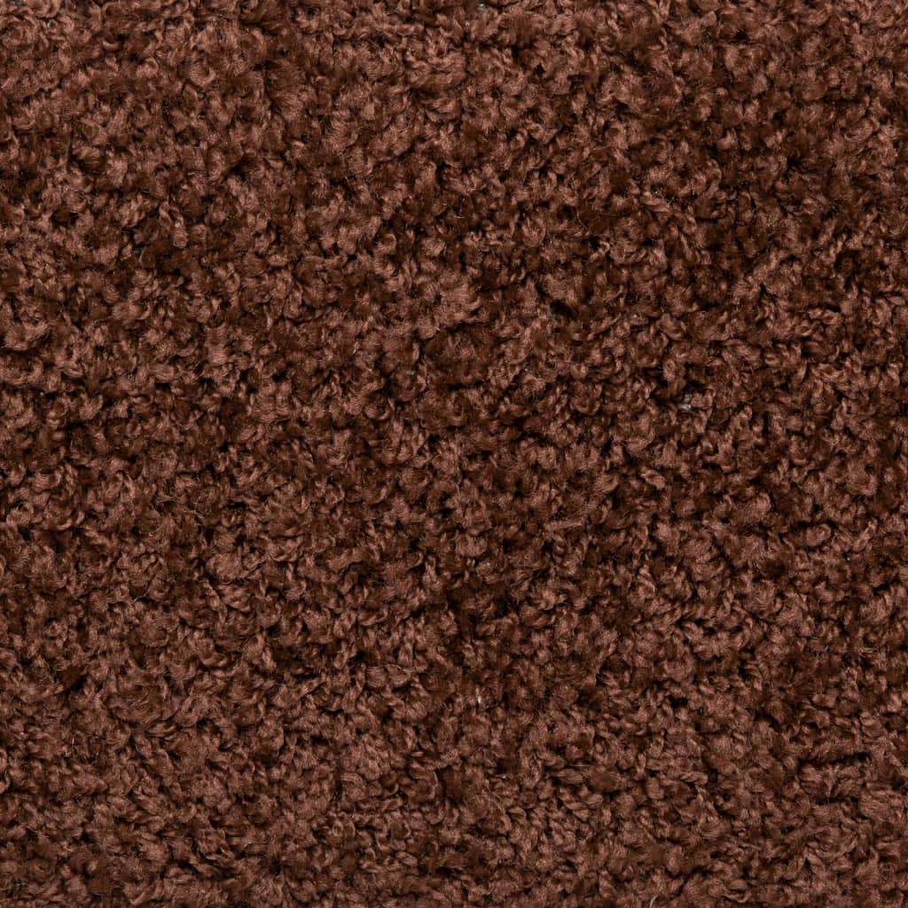 vidaXL Carpet Stair Treads 15 pcs 65x21x4 cm Brown