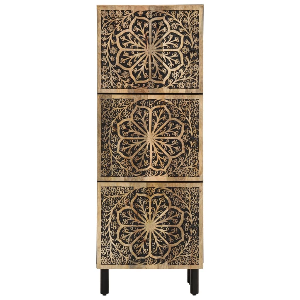 vidaXL Side Cabinet 40x33x110 cm Solid Wood Mango