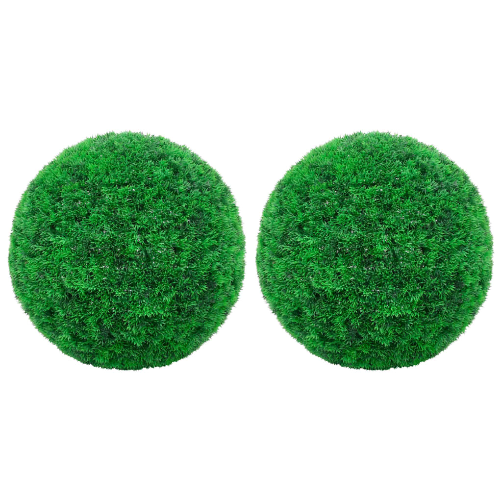 vidaXL Artificial Boxwood Balls 2 pcs 27 cm