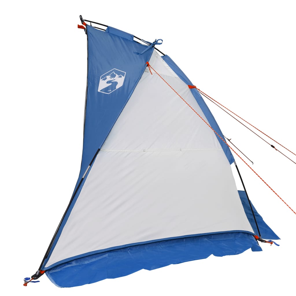 vidaXL Beach Tent Azure Blue 268x223x125 cm 185T Taffeta