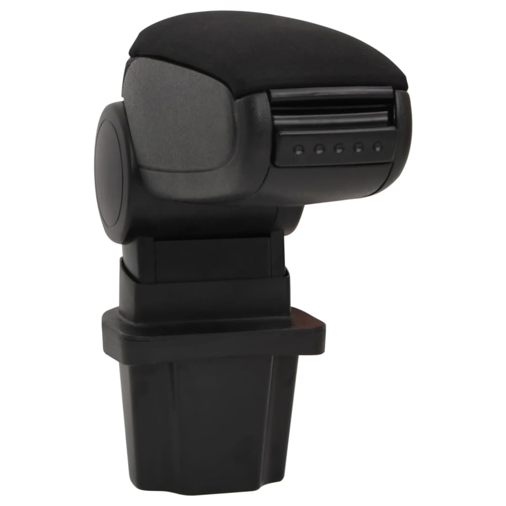 vidaXL Car Armrest Black 13.5x32.5x(31-46.5) cm ABS