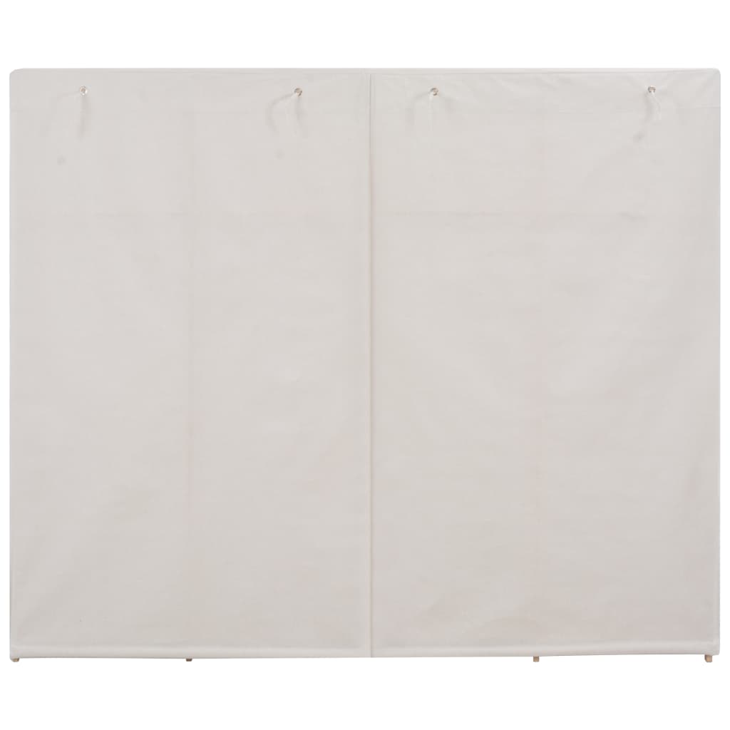 vidaXL Wardrobe White 200x40x170 cm Fabric