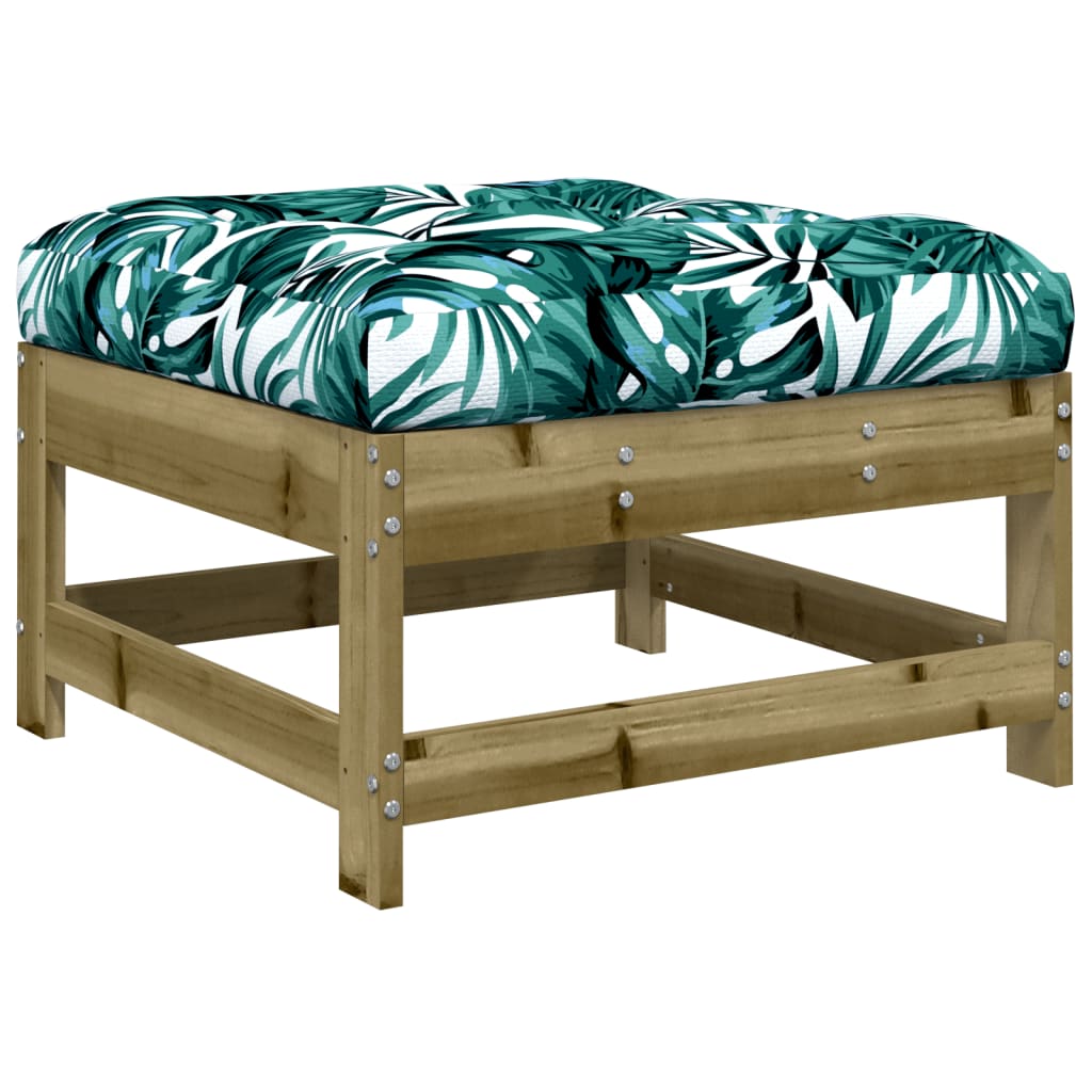 vidaXL 3 Piece Garden Lounge Set with Cushions Impregnated Wood Pine