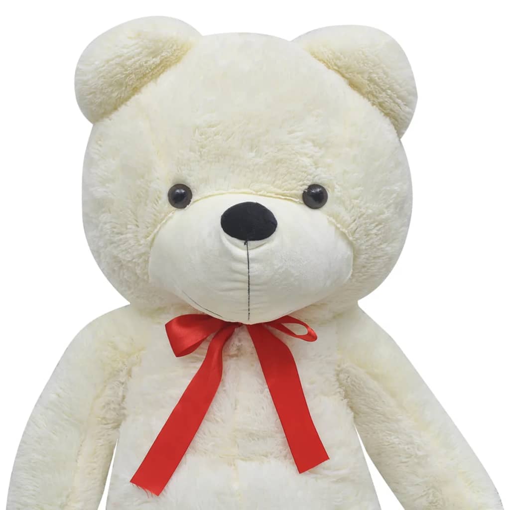 vidaXL Teddy Bear Cuddly Toy Plush White 170 cm