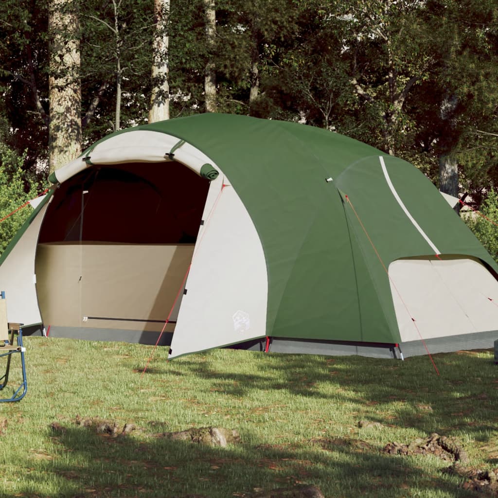 vidaXL Family Tent Crossvent 8-Person Green Waterproof