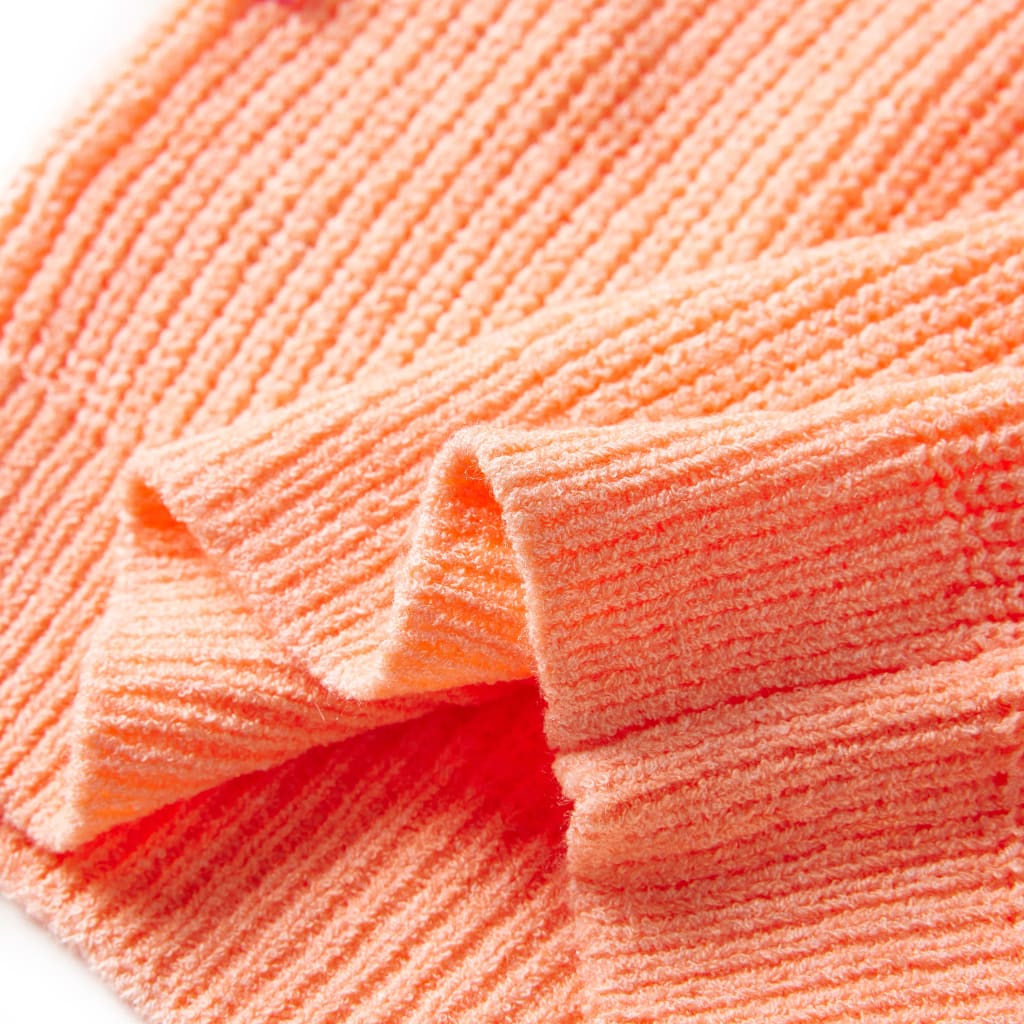 Kids' Sweater Knitted Bright Orange 92
