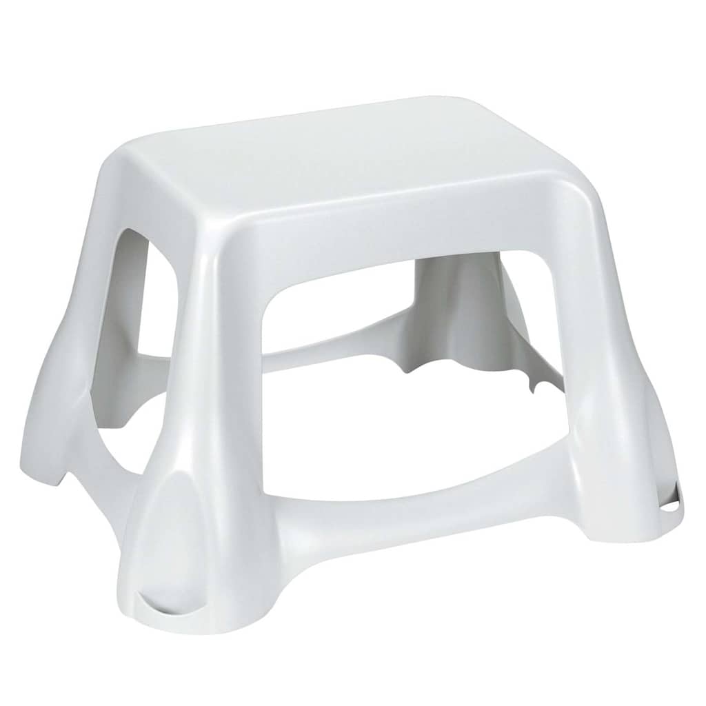 Curver Step Stool Luxe High White | vidaXL.co.uk