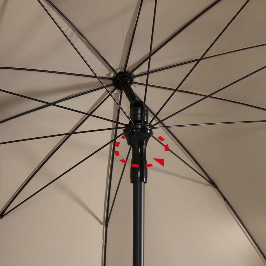 Madison Parasol Patmos Luxe Rectangle 210x140 cm Ecru