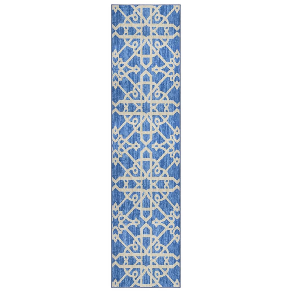vidaXL Carpet Runner Blue 80x350 cm
