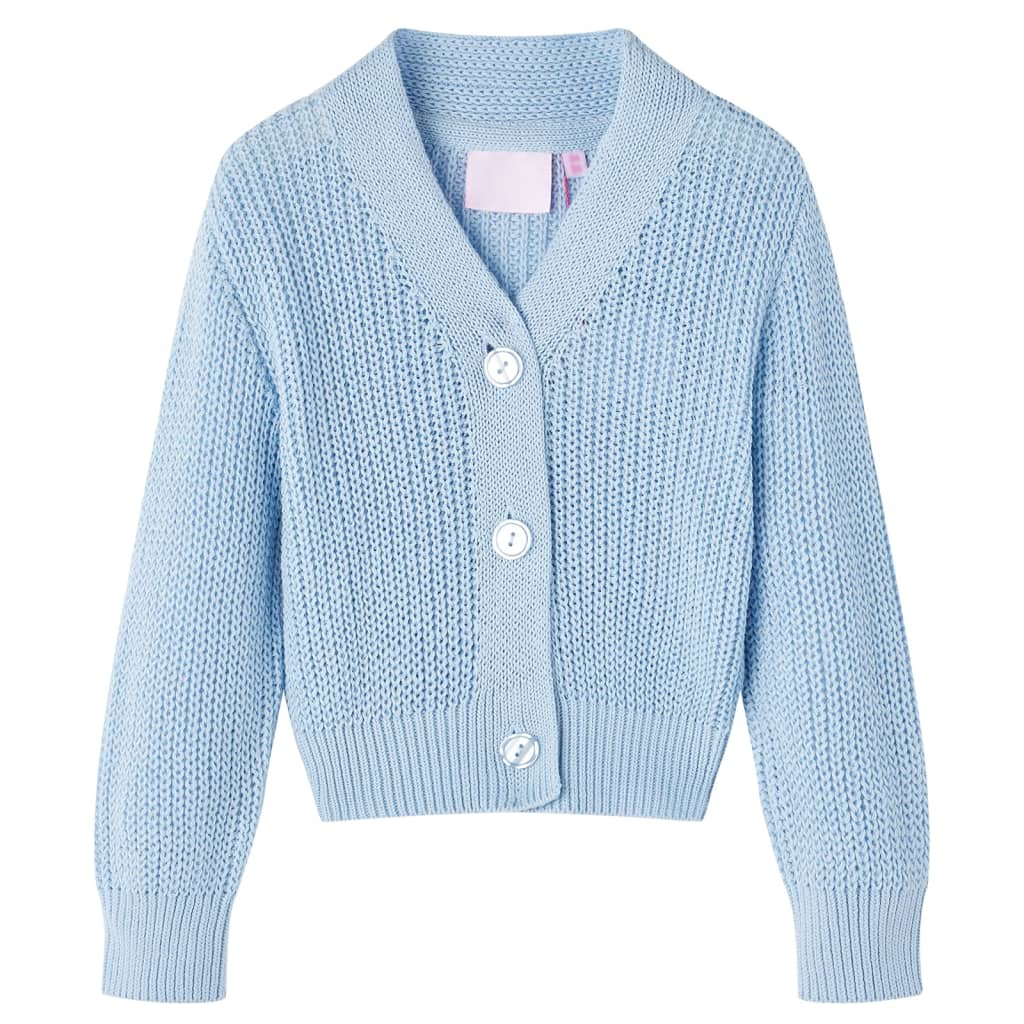 Kids' Cardigan Knitted Blue 92
