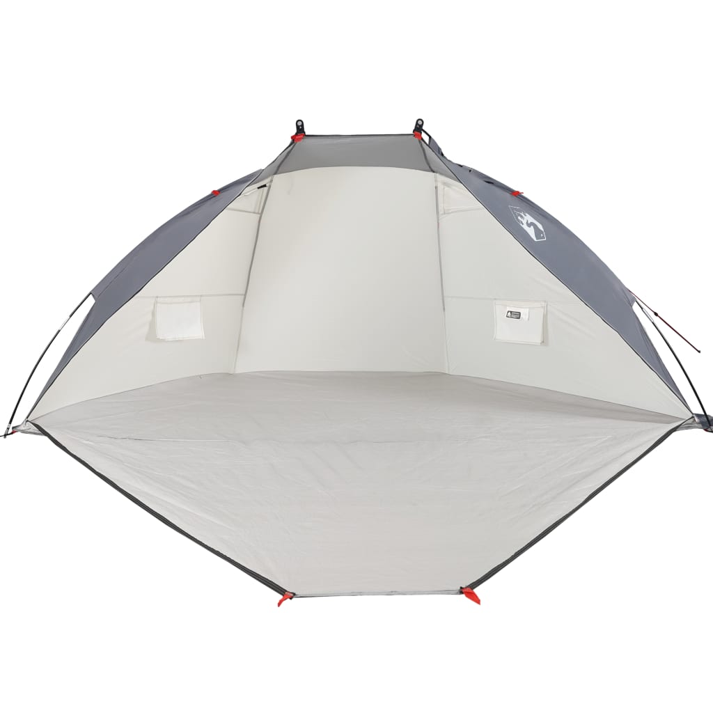 vidaXL Beach Tent Grey 268x223x125 cm 185T Taffeta