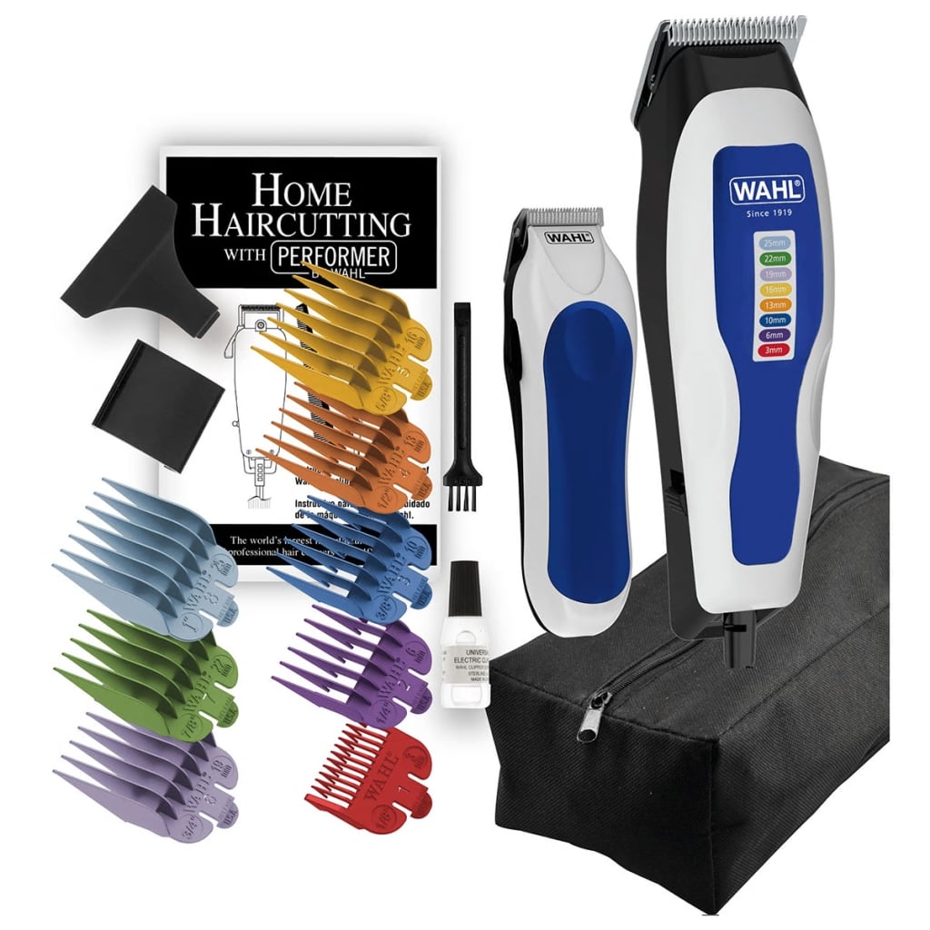 Wahl 15 Piece Hair Clippers and Trimmer Color Pro Combo 1395.0465