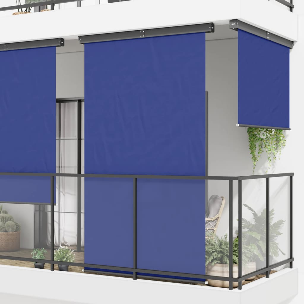 vidaXL Balcony Side Awning 165x250 cm Blue