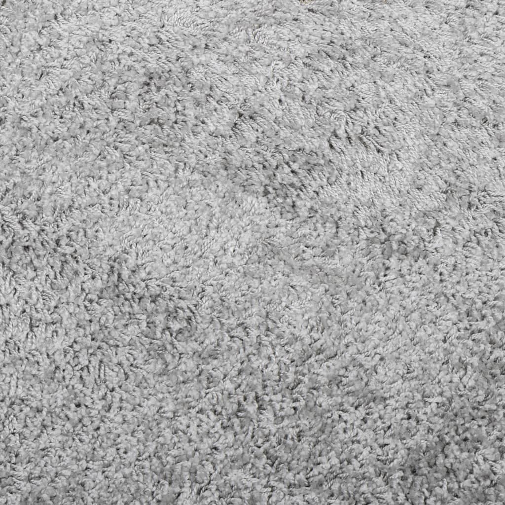 vidaXL Shaggy Rug PAMPLONA High Pile Modern Grey 60x110 cm