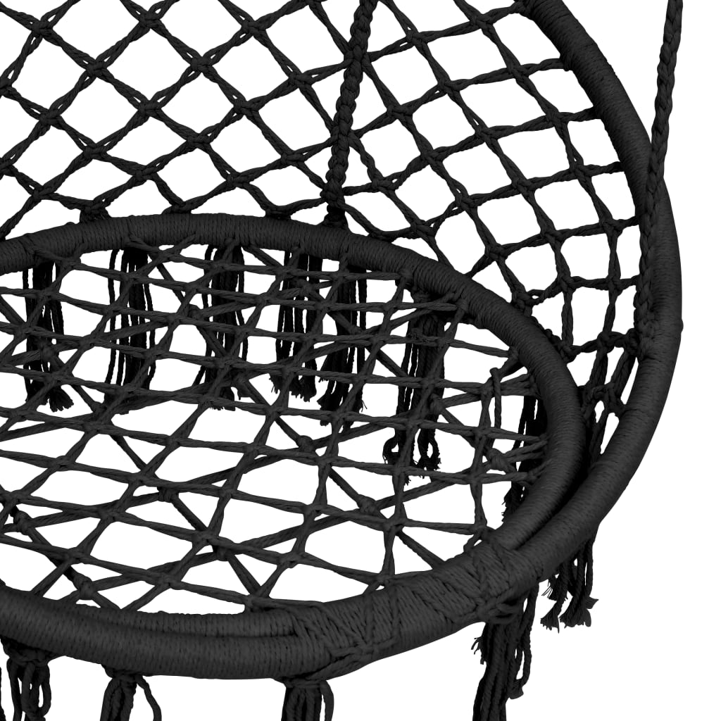 vidaXL Hammock Swing Chair 80 cm Anthracite