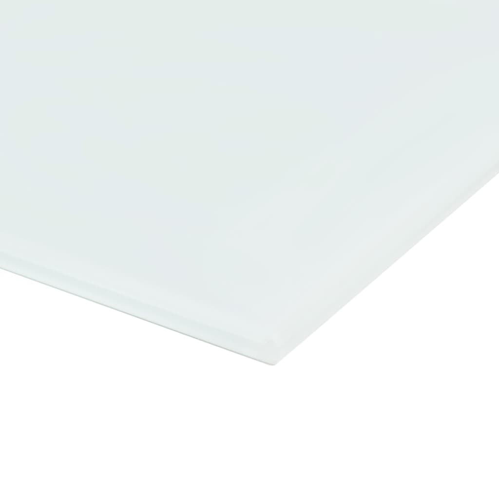 vidaXL Wall Mounted Magnetic Whiteboard Glass 100x60 cm
