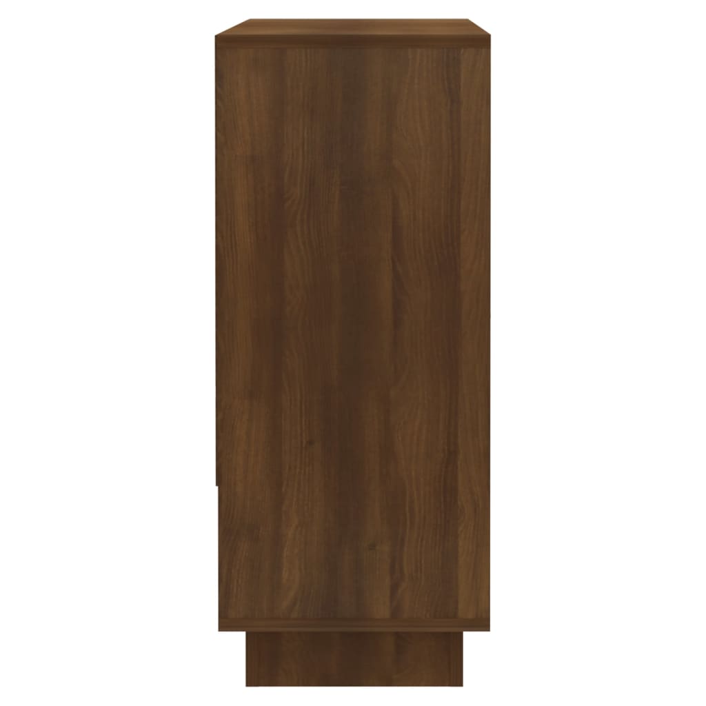 vidaXL Sideboard Brown Oak 97x31x75 cm Engineered Wood