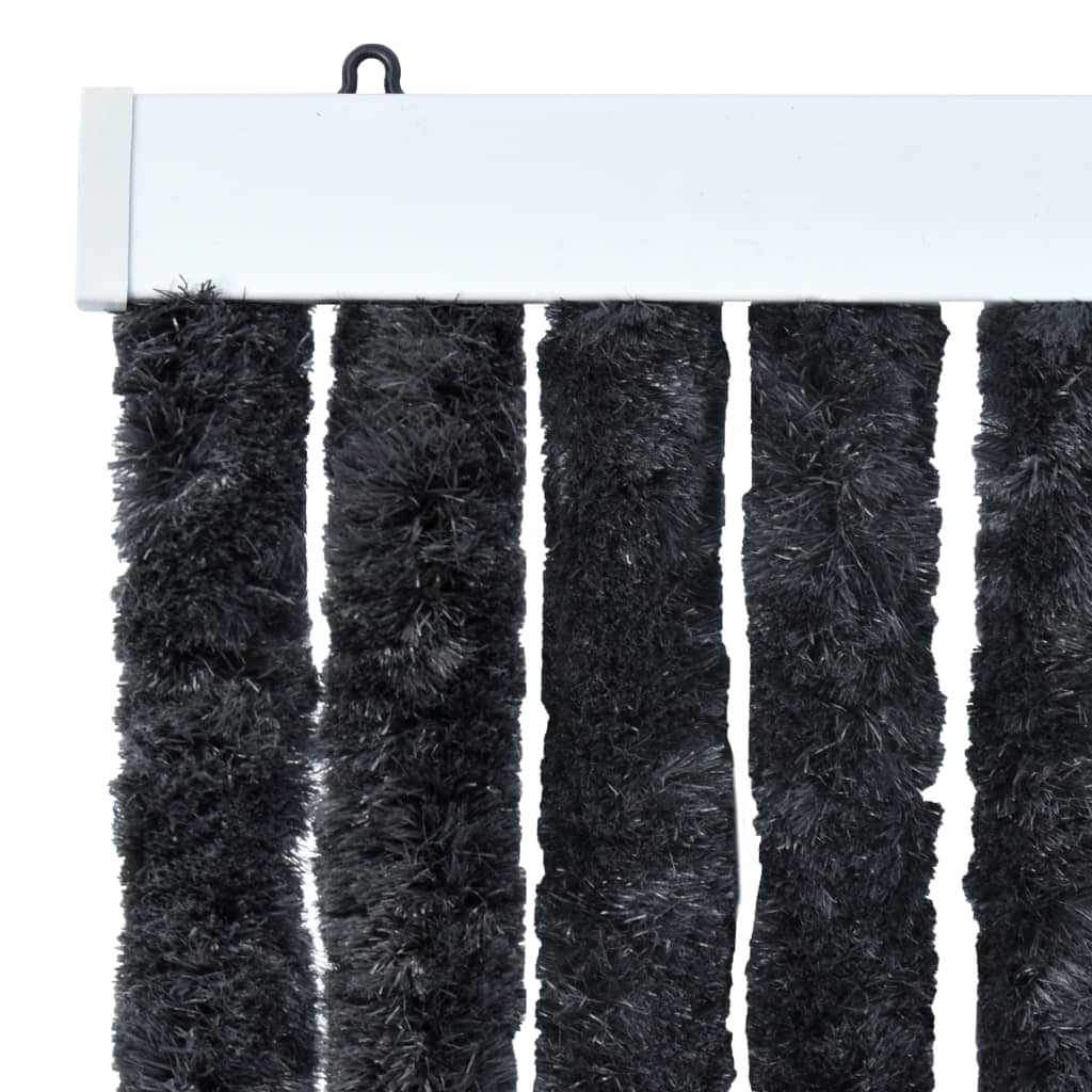 vidaXL Insect Curtain Anthracite 120x220 cm Chenille