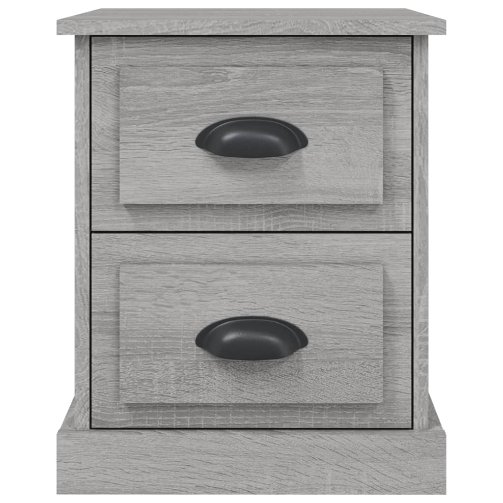 vidaXL Bedside Cabinet Grey Sonoma 39x39x47.5 cm Engineered Wood