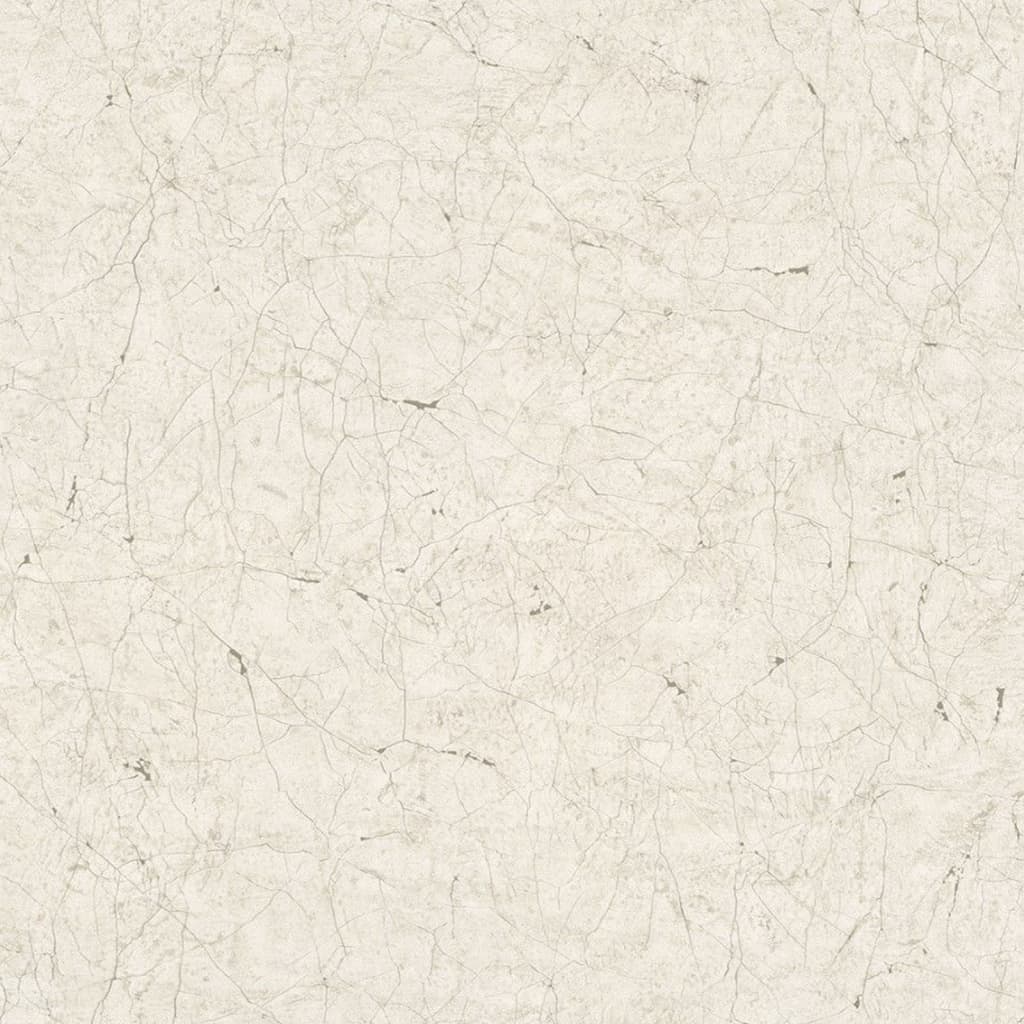 Noordwand Vintage Deluxe Wallpaper Stucco Crackle Grey and White