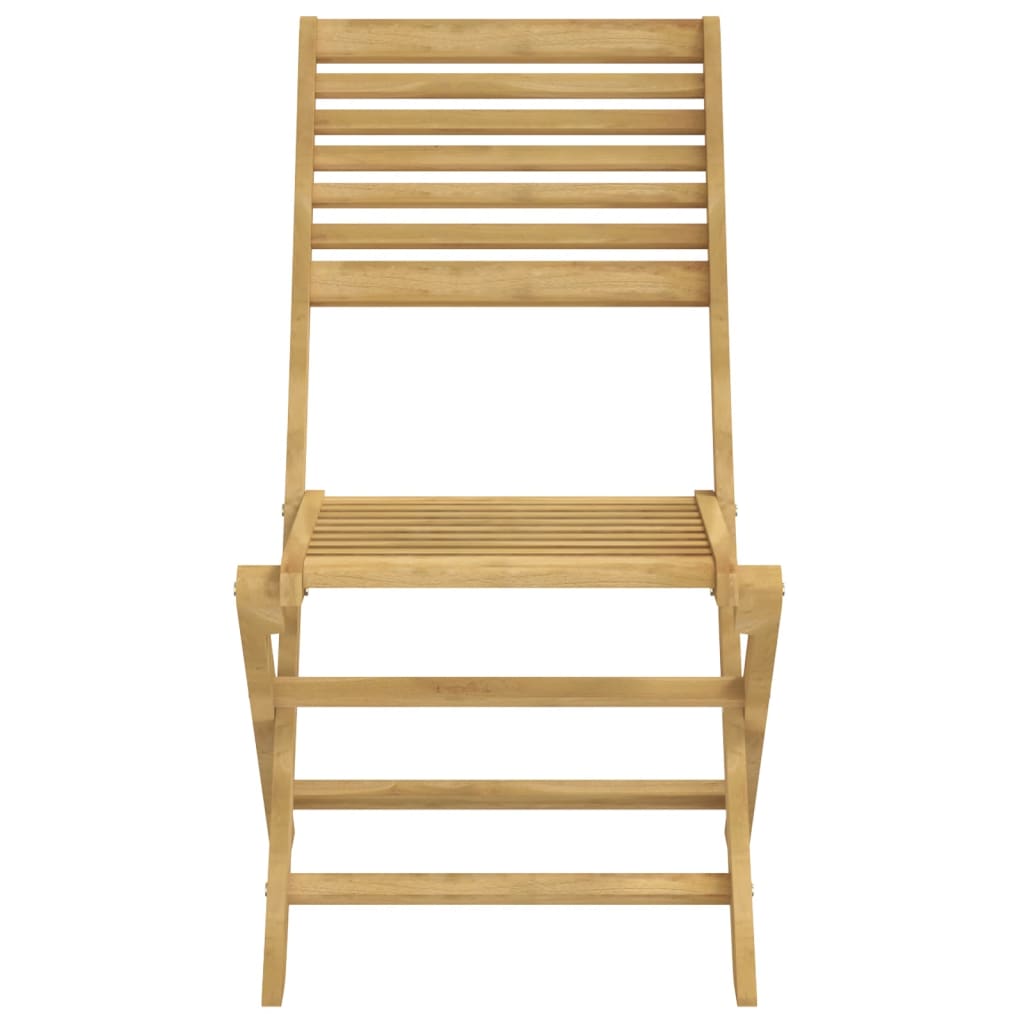vidaXL Folding Garden Chairs 2 pcs 48.5x61.5x87 cm Solid Wood Acacia